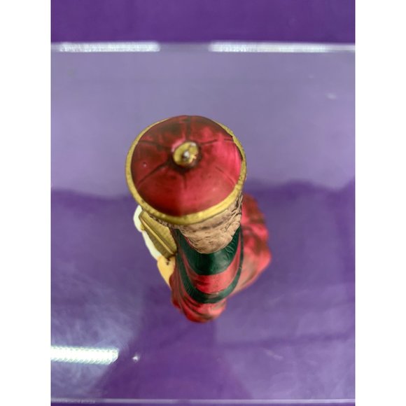 Nativity Manager Replacement Piece Wiseman Kneeling wiseman 5 Inch Maroon Robe a - Picture 6 of 12